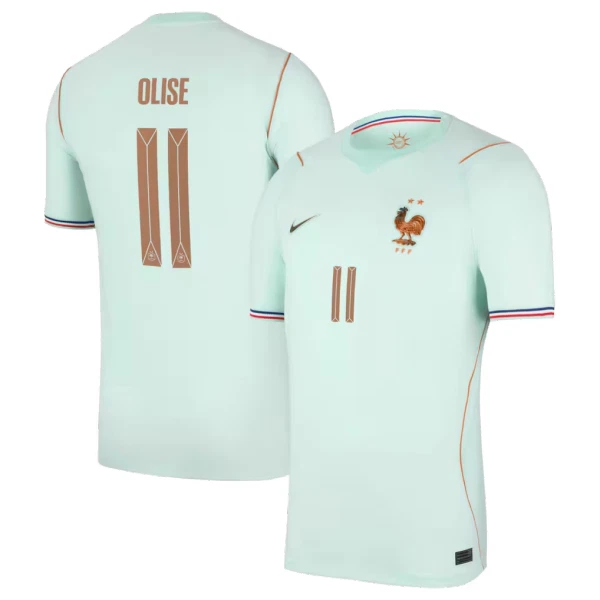 Frankrike Olise 11 Fotbollströja Borta VM 2026