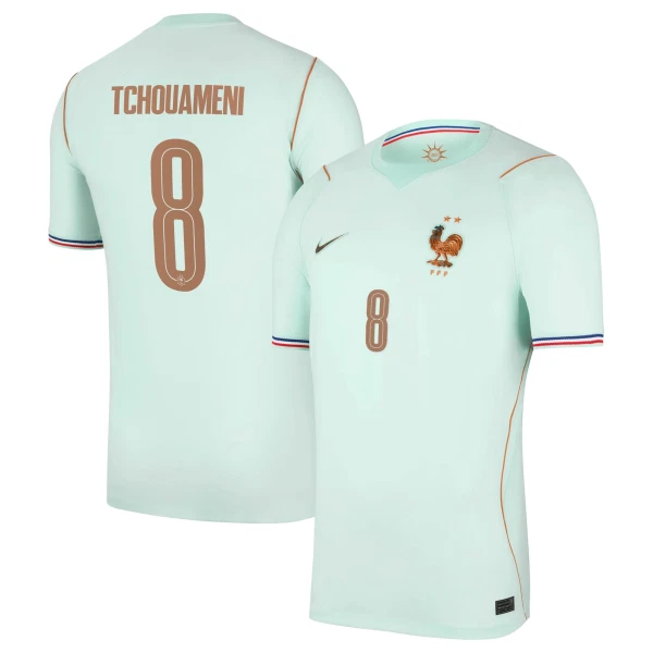 Frankrike Tchouaméni 8 Fotbollströja Borta VM 2026