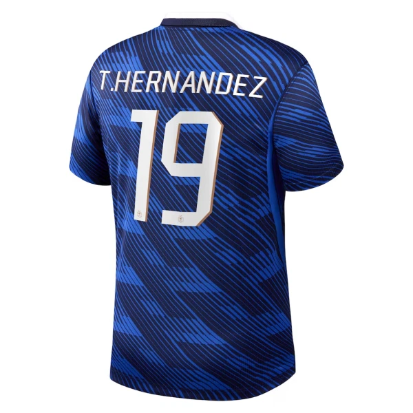 Frankrike Theo Hernandez 19 Fotbollströja Hemma VM 2026