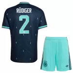 Tyskland Rudiger 2 Fotbollströja Barn Borta VM 2026