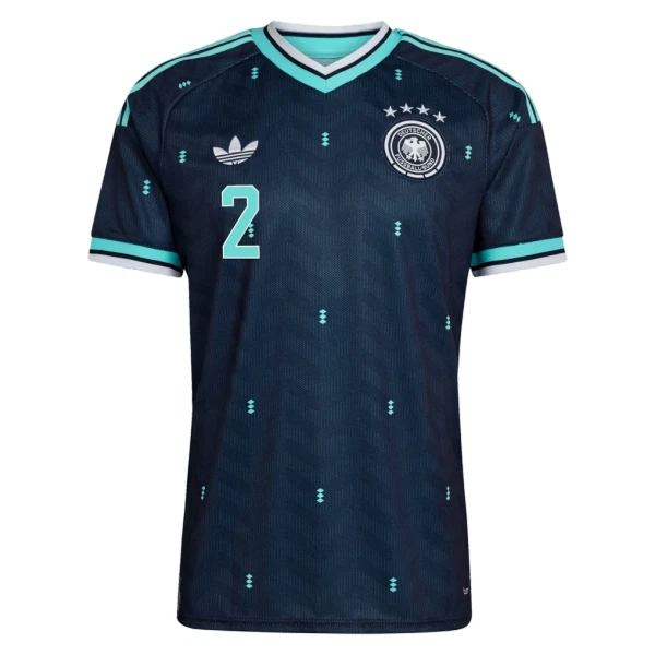 Tyskland Rudiger 2 Fotbollströja Barn Borta VM 2026