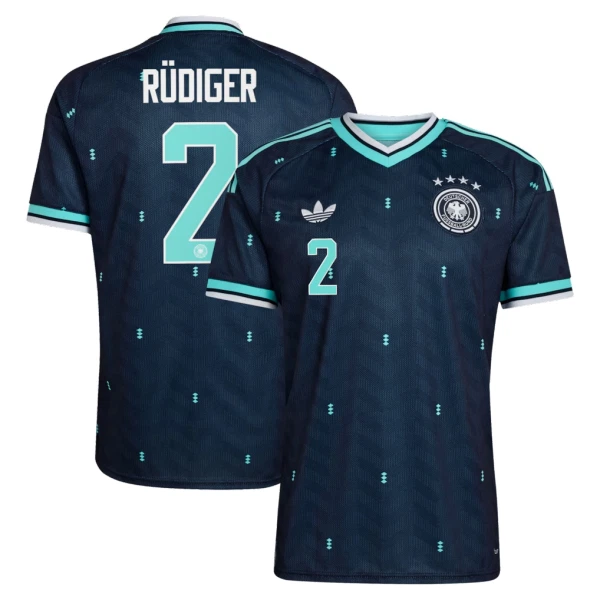 Tyskland Rudiger 2 Fotbollströja Borta VM 2026