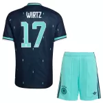 Tyskland Wirtz 17 Fotbollströja Barn Borta VM 2026