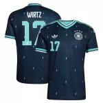 Tyskland Wirtz 17 Fotbollströja Borta VM 2026