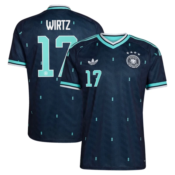 Tyskland Wirtz 17 Fotbollströja Borta VM 2026