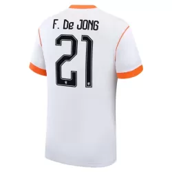 Holland Frenkie de Jong 21 Fotbollströja Borta VM 2026