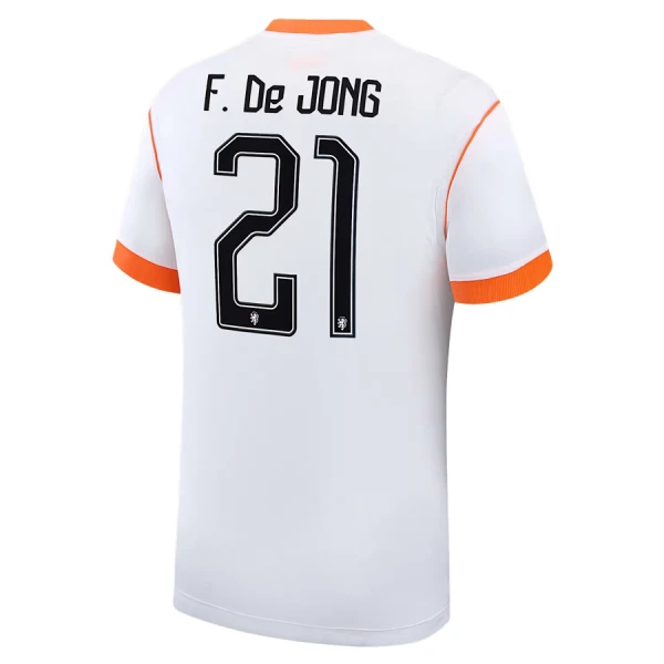 Holland Frenkie de Jong 21 Fotbollströja Borta VM 2026