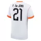 Holland Frenkie de Jong 21 Fotbollströja Borta VM 2026