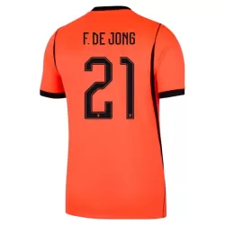 Holland Frenkie de Jong 21 Fotbollströja Hemma VM 2026