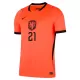 Holland Frenkie de Jong 21 Fotbollströja Hemma VM 2026