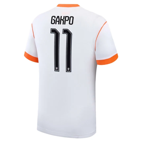 Holland Gakpo 11 Fotbollströja Barn Borta VM 2026