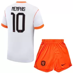 Holland Memphis 10 Fotbollströja Barn Borta VM 2026