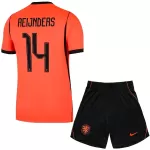 Holland Reijnders 14 Fotbollströja Barn Hemma VM 2026