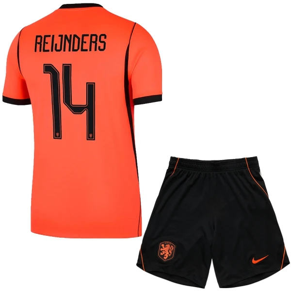 Holland Reijnders 14 Fotbollströja Barn Hemma VM 2026