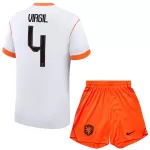 Holland Virgil 4 Fotbollströja Barn Borta VM 2026