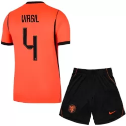Holland Virgil 4 Fotbollströja Barn Hemma VM 2026