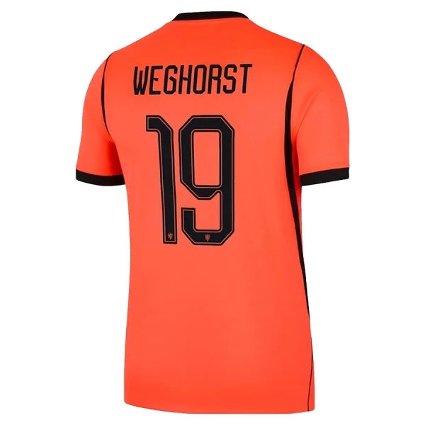 Holland Weghorst 19 Fotbollströja Hemma VM 2026
