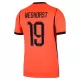 Holland Weghorst 19 Fotbollströja Hemma VM 2026