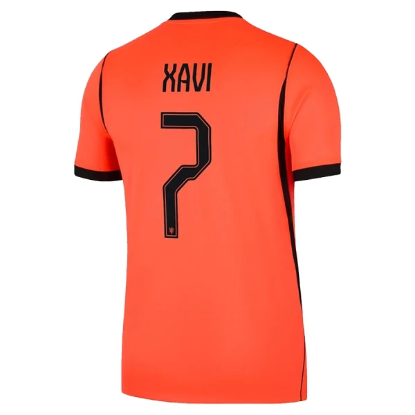 Holland Xavi 7 Fotbollströja Hemma VM 2026