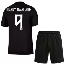 Norge Haaland 9 Fotbollströja Barn Borta VM 2026