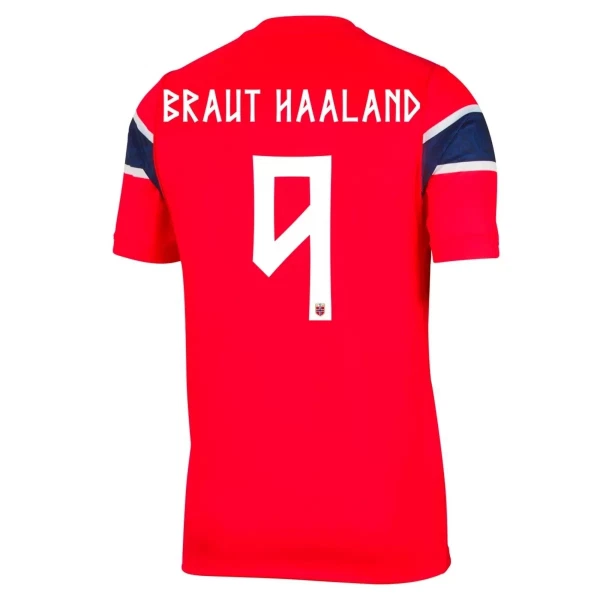 Norge Haaland 9 Fotbollströja Hemma VM 2026