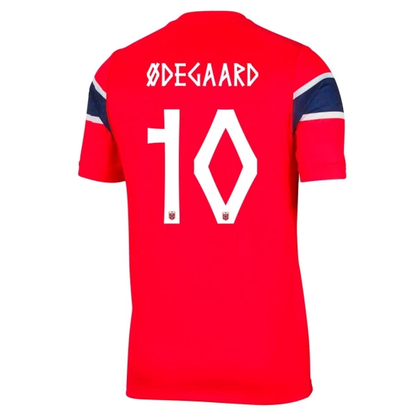 Norge Ødegaard 10 Fotbollströja Barn Hemma VM 2026