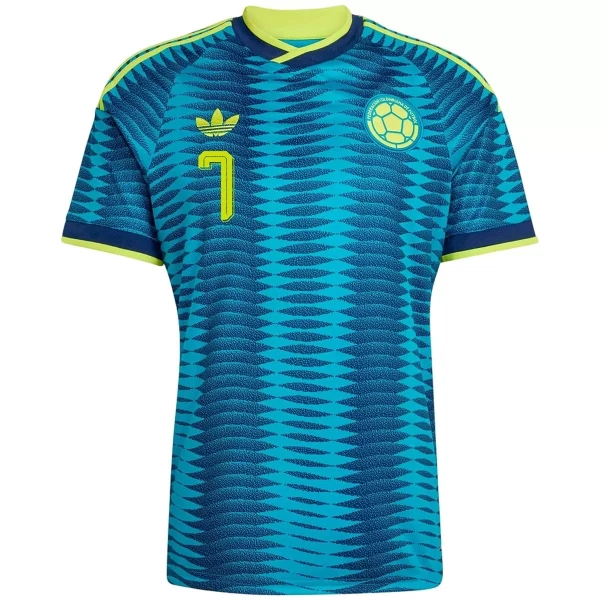 Colombia Luis Díaz 7 Fotbollströja Borta VM 2026
