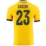 Ecuador Caicedo 23 Fotbollströja Hemma VM 2026