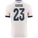 Ecuador Caicedo 23 Fotbollströja Tredje VM 2026