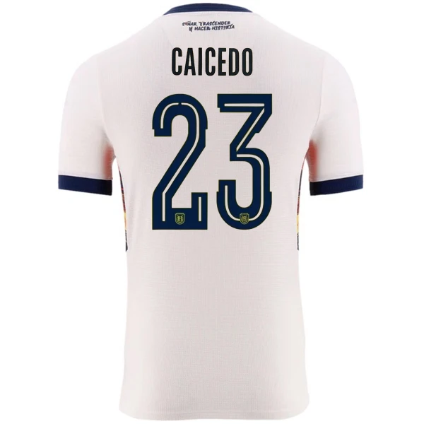 Ecuador Caicedo 23 Fotbollströja Tredje VM 2026 Ecuador Caicedo 23 Fotbollströja Tredje VM 2026