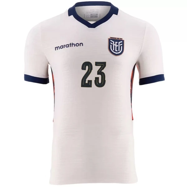 Ecuador Caicedo 23 Fotbollströja Tredje VM 2026