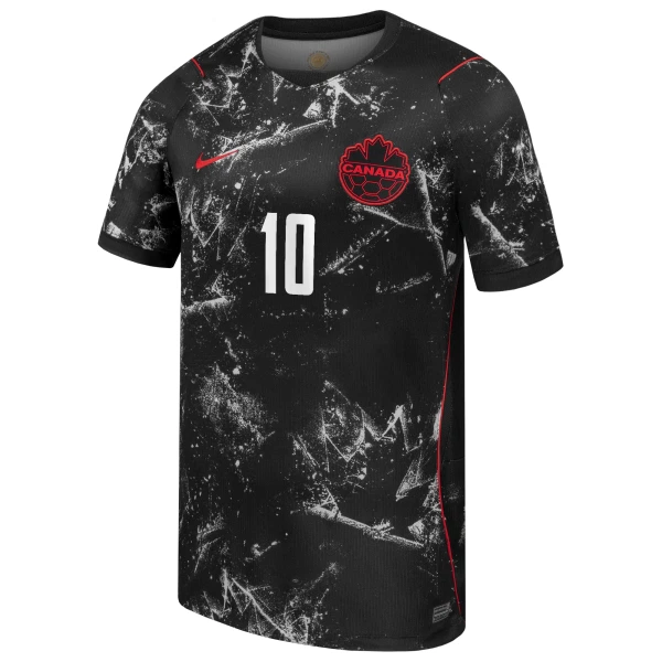 Kanada J. David 10 Fotbollströja Borta VM 2026