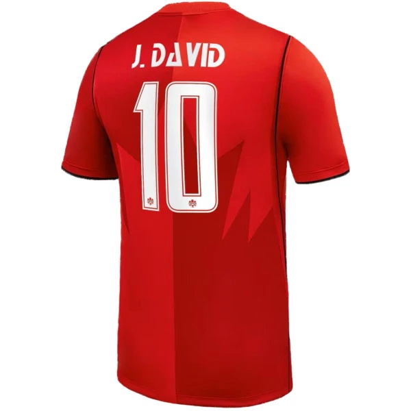 Kanada J. David 10 Fotbollströja Hemma VM 2026 Kanada J. David 10 Fotbollströja Hemma VM 2026
