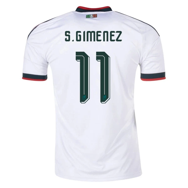 Mexiko S.Gimenez 11 Fotbollströja Borta VM 2026 Mexiko S.Gimenez 11 Fotbollströja Borta VM 2026