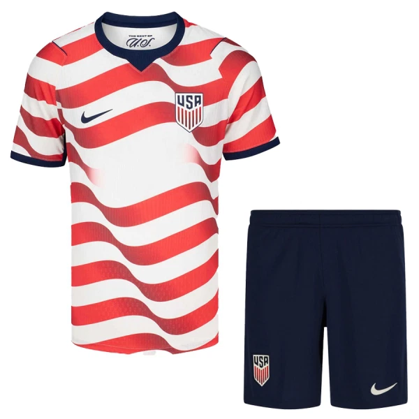 USA Fotbollströja Barn Hemma VM 2026