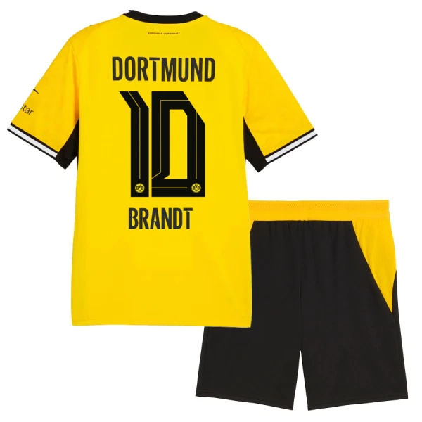 Borussia Dortmund Brandt 10 Fotbollströja Barn Hemma 2026/27 Borussia Dortmund Brandt 10 Fotbollströja Barn Hemma 2026/27