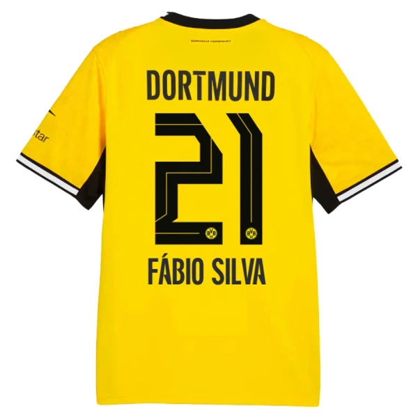 Borussia Dortmund Fabio Silva 21 Fotbollströja Hemma 2026/27 Borussia Dortmund Fabio Silva 21 Fotbollströja Hemma 2026/27