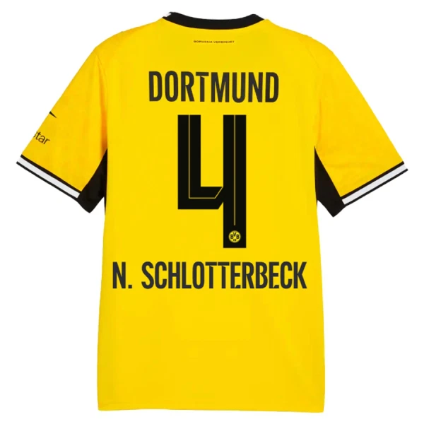 Borussia Dortmund N. Schlotterbeck 4 Fotbollströja Hemma 2026/27 Borussia Dortmund N. Schlotterbeck 4 Fotbollströja Hemma 2026/27