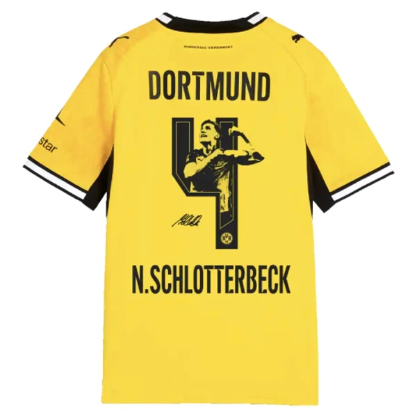 Borussia Dortmund N. Schlotterbeck 4 Fotbollströja Hemma 2026/27 - Speciell Borussia Dortmund N. Schlotterbeck 4 Fotbollströja Hemma 2026/27 - Speciell
