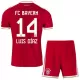 FC Bayern München Luis Díaz 14 Fotbollströja Barn Hemma 2026/27
