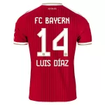 FC Bayern München Luis Díaz 14 Fotbollströja Hemma 2026/27