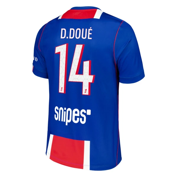 Paris Saint-Germain Desire Doue 14 Fotbollströja Barn Hemma 2026/27