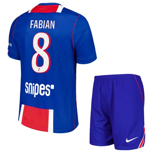 Paris Saint-Germain Fabian 8 Fotbollströja Barn Hemma 2026/27 Paris Saint-Germain Fabian 8 Fotbollströja Barn Hemma 2026/27