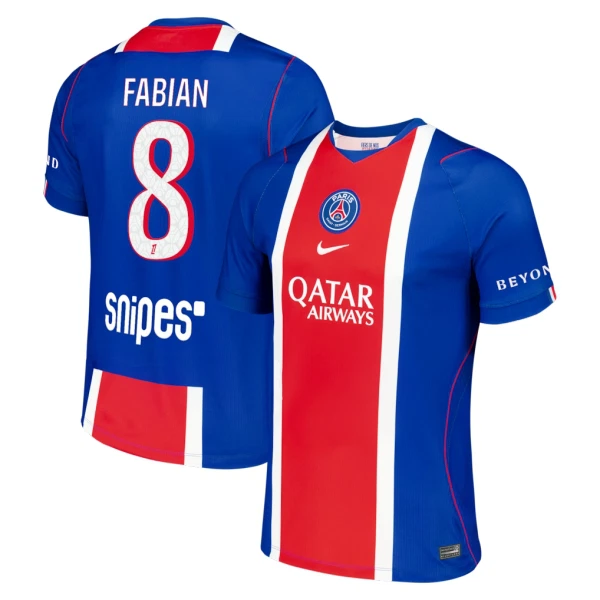 Paris Saint-Germain Fabian 8 Fotbollströja Hemma 2026/27 Paris Saint-Germain Fabian 8 Fotbollströja Hemma 2026/27