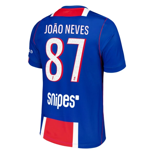 Paris Saint-Germain Joao Neves 87 Fotbollströja Hemma 2026/27