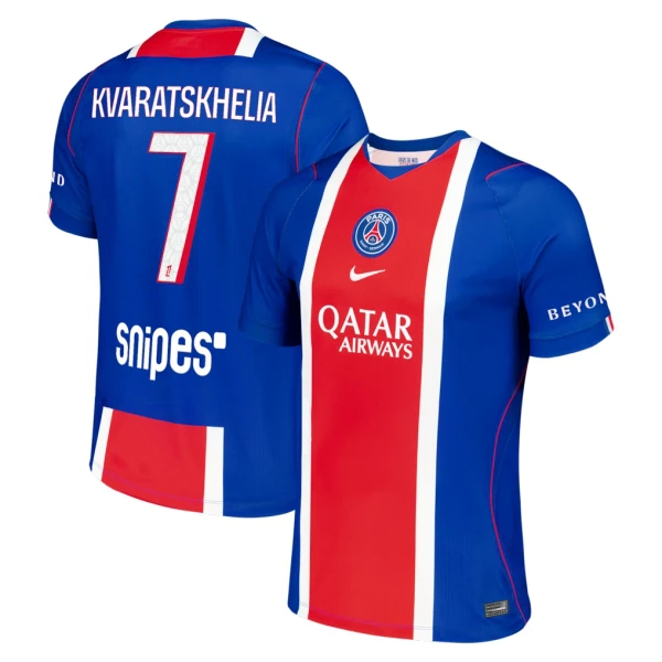 Paris Saint-Germain Kvaratskhelia 7 Fotbollströja Hemma 2026/27 Paris Saint-Germain Kvaratskhelia 7 Fotbollströja Hemma 2026/27