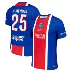 Paris Saint-Germain Nuno Mendes 25 Fotbollströja Hemma 2026/27