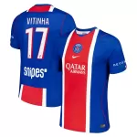 Paris Saint-Germain Vitinha 17 Fotbollströja Hemma 2026/27