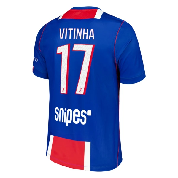 Paris Saint-Germain Vitinha 17 Fotbollströja Hemma 2026/27