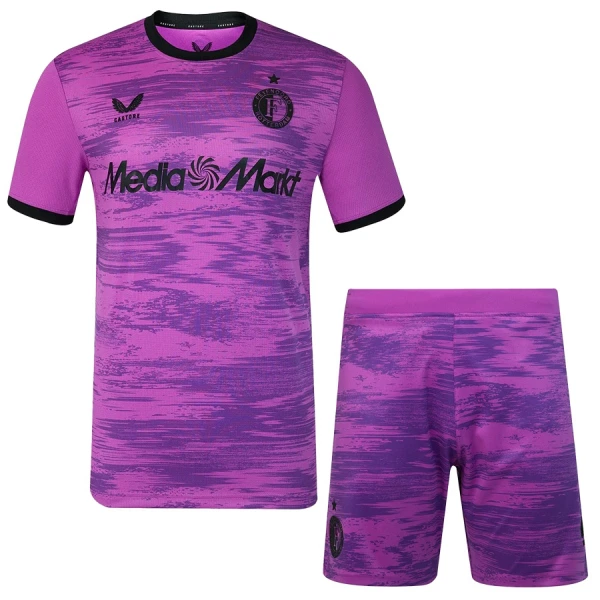 Feyenoord Rotterdam Målvakt Fotbollströja Barn 2026/27 Lila Feyenoord Rotterdam Målvakt Fotbollströja Barn 2026/27 Lila